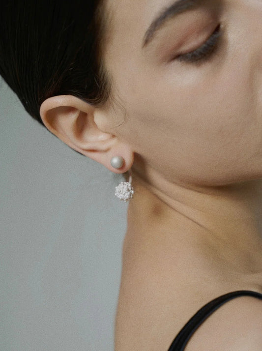 CUNZU| 簇簇 | Coneflower Pendant Earrings