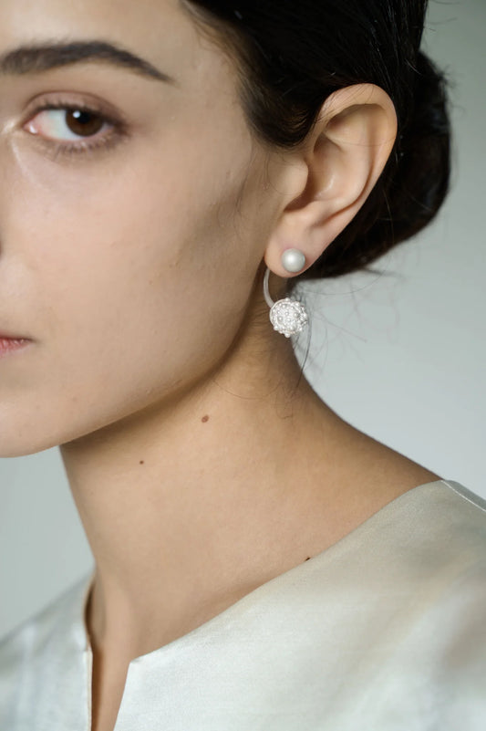 CUNZU| 簇簇 | Coneflower Pendant Earrings