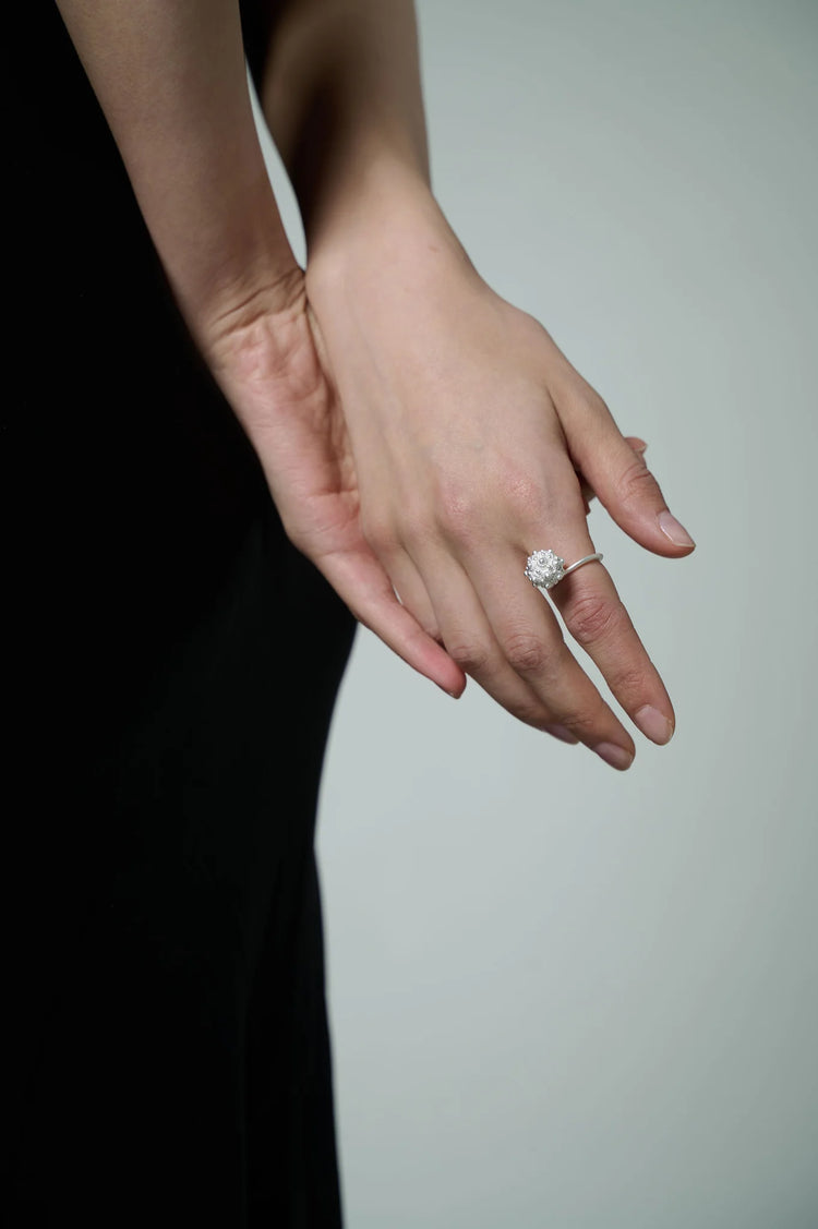 CUNZU| 簇簇 | Coneflower Silver Ring