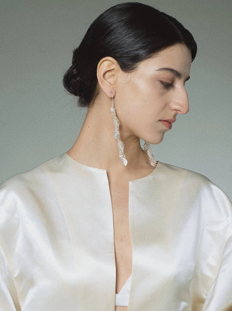 CUNZU| 簇簇 | Scale Pattern Earrings