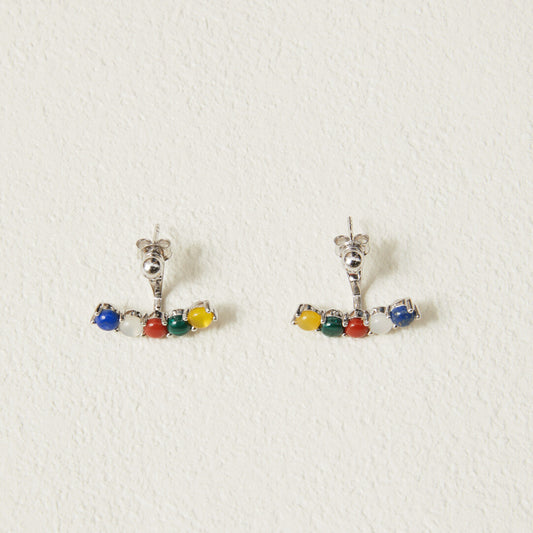 MIST X CHARU | Five-color ear studs