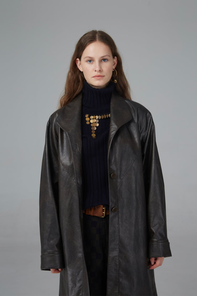 MIST X CAIRA|Clear Leather Jacket