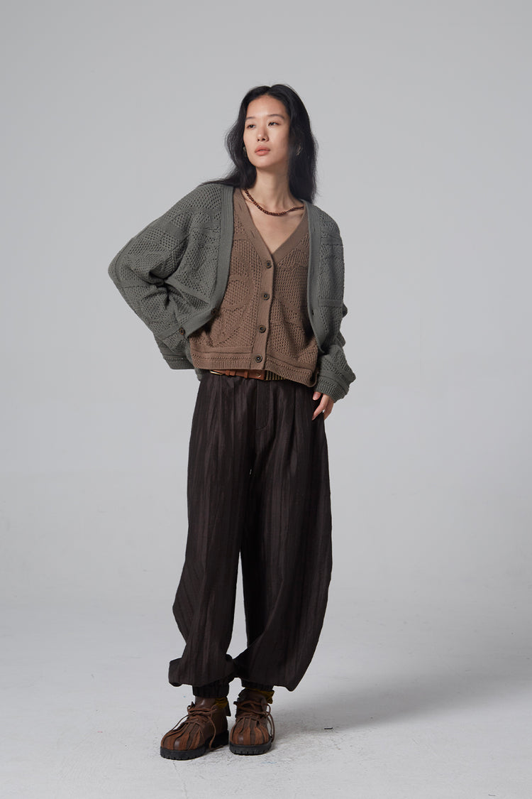 MIST X CAIRA|Dual-Tone Knitted Sweater