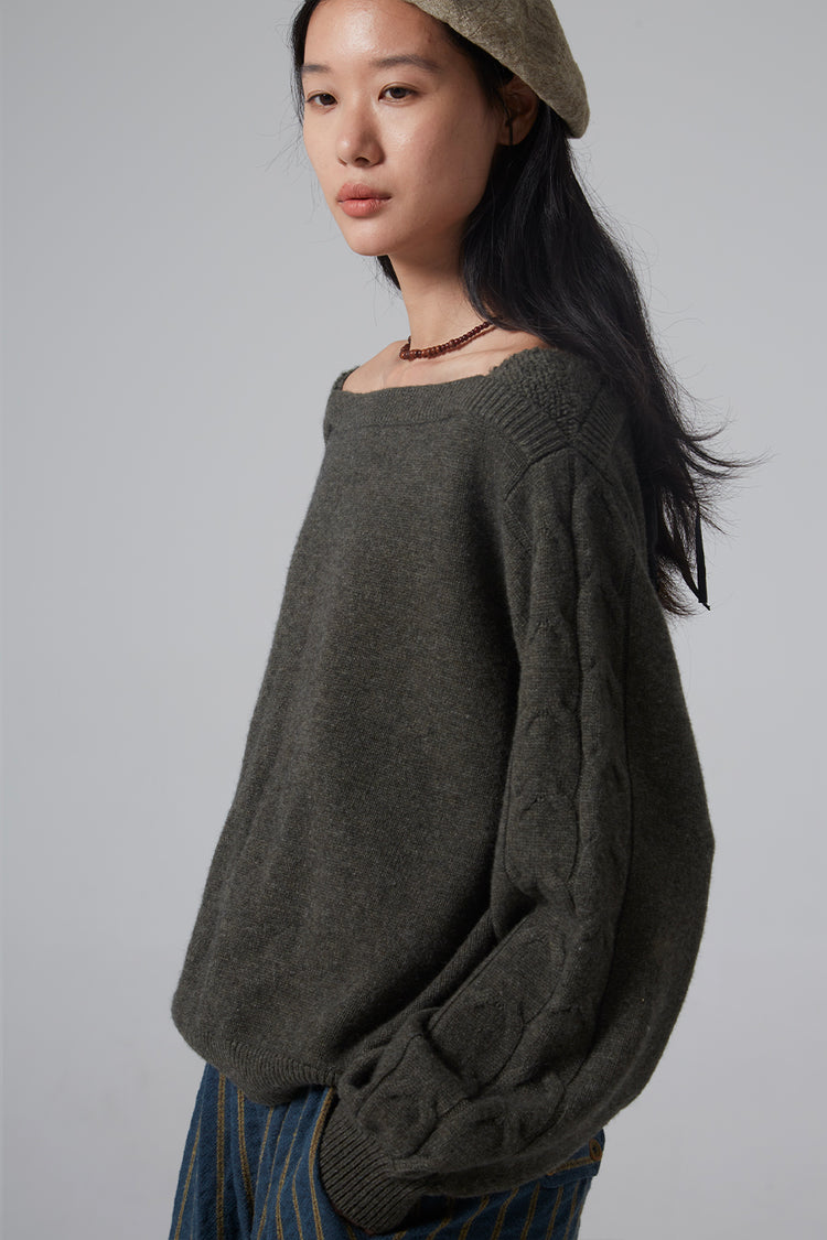 MIST X CAIRA|Off-Shoulder Sweater