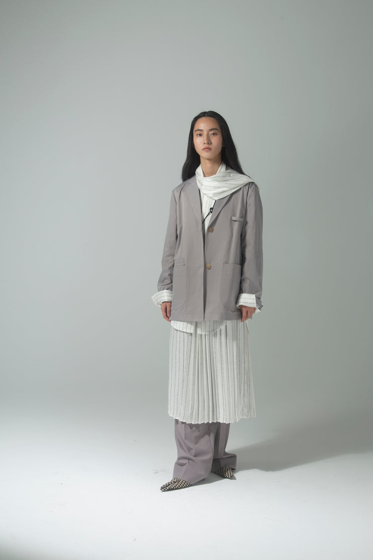 MIST X CAIRA|Number Print Pleated Skirt