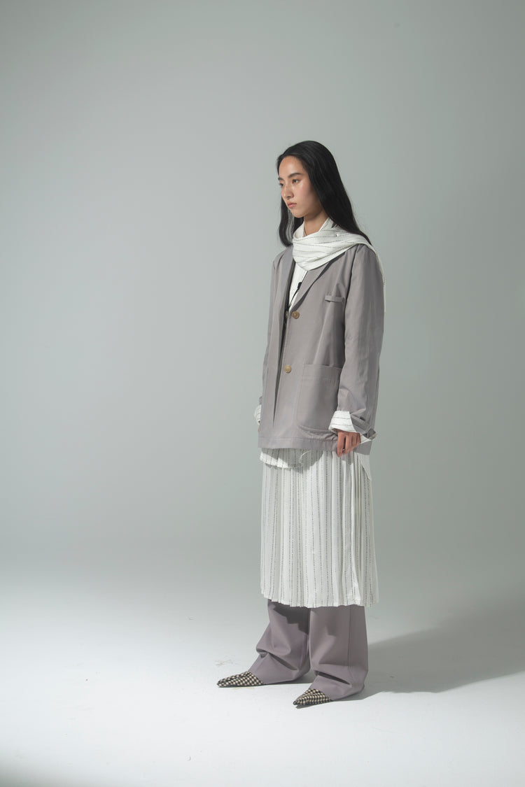 MIST X CAIRA|Number Print Pleated Skirt