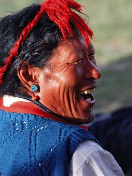MIST X CHARU | South Red Agate and Turquoise Earrings