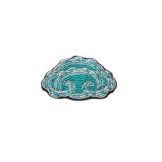 MIST X CHARU | The cloud-Handmade embroidered brooch