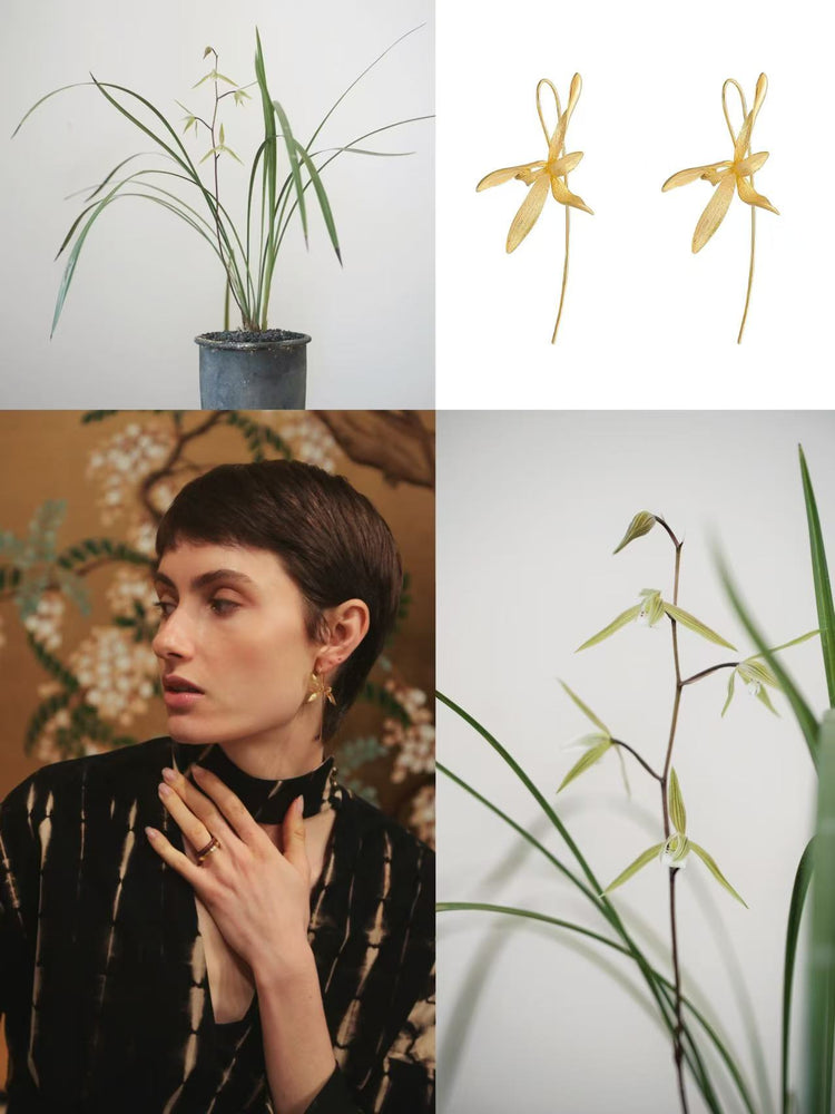 Orchid Whisper Earrings