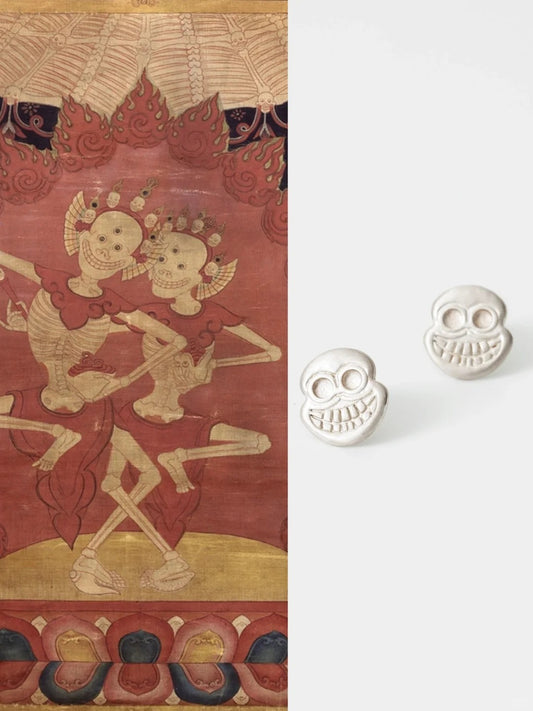 MIST X CHARU | Earrings of the Two Lords of Impermanence