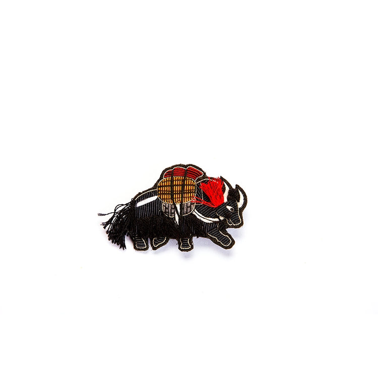 MIST X CHARU | Yak-Handmade embroidered brooch