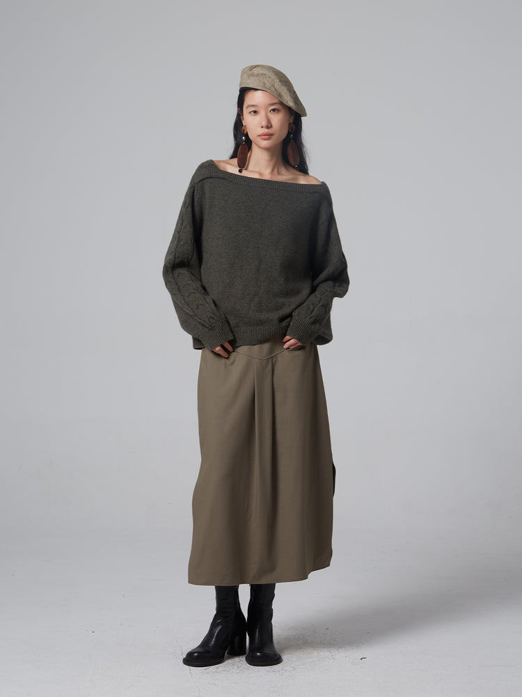 MIST X CAIRA|Off-Shoulder Sweater