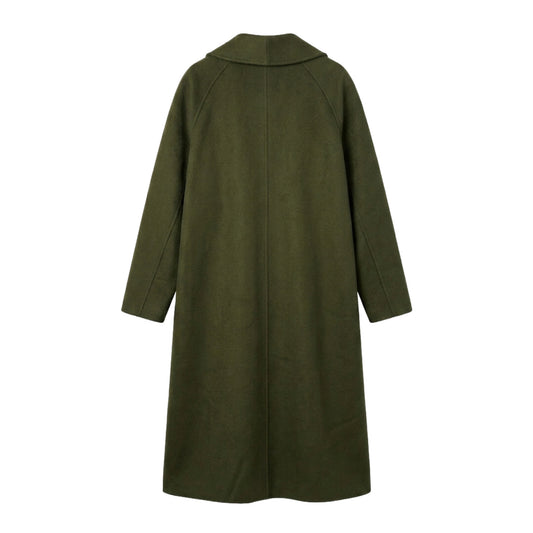 CAIRA | Green Felt Coat