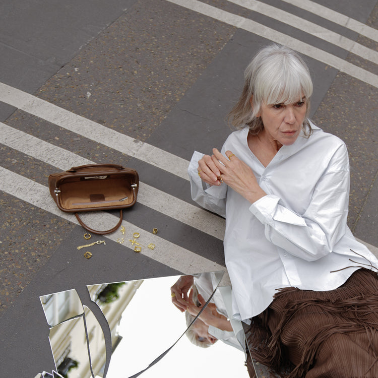 MIST | SS26 Genuine Leather Handle Bag