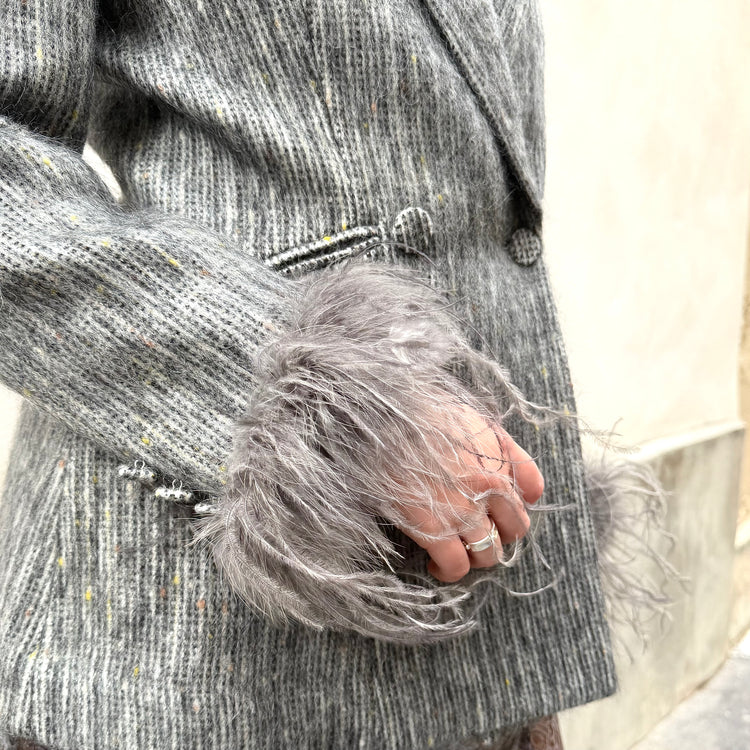 MIST | Jacket with Detachable Fur Trim