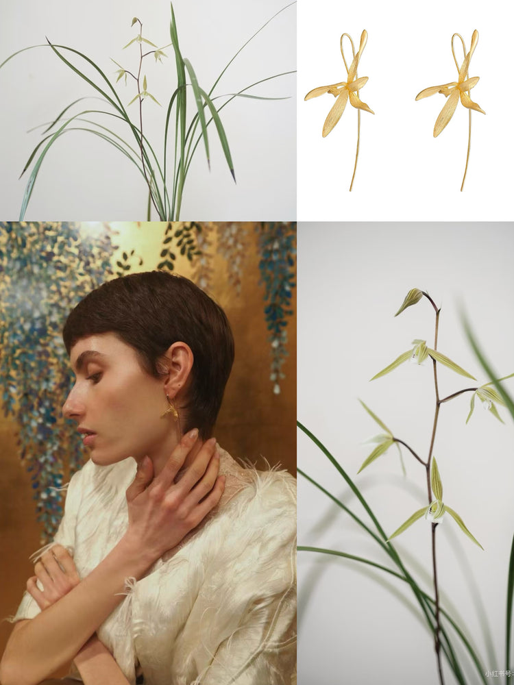 Orchid Whisper Earrings