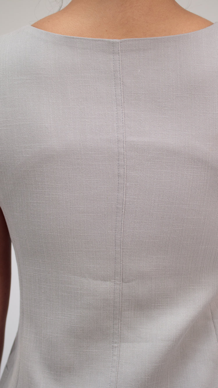 MIST | SS26 Gray Sleeveless Top