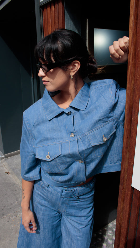 MIST | SS26 Denim Co-ord Top
