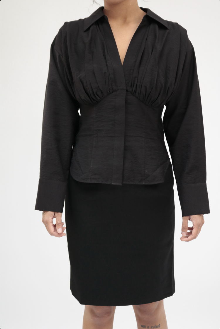 26 Years old | Black Minimal Pencil Skirt