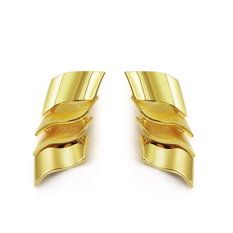 herherlin|Wavelet Earrings 铠甲流涎