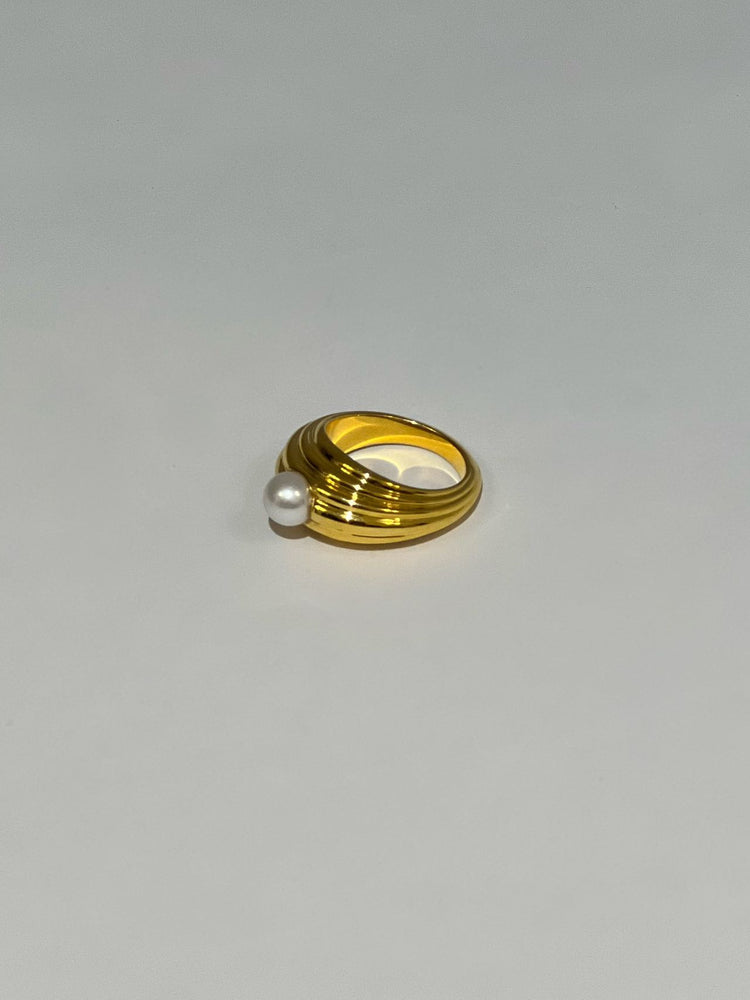 herherlin|Wave Pearl Ring 海波珍珠