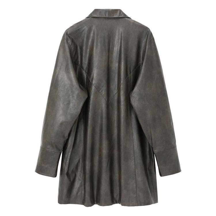 MIST X CAIRA|Clear Leather Jacket