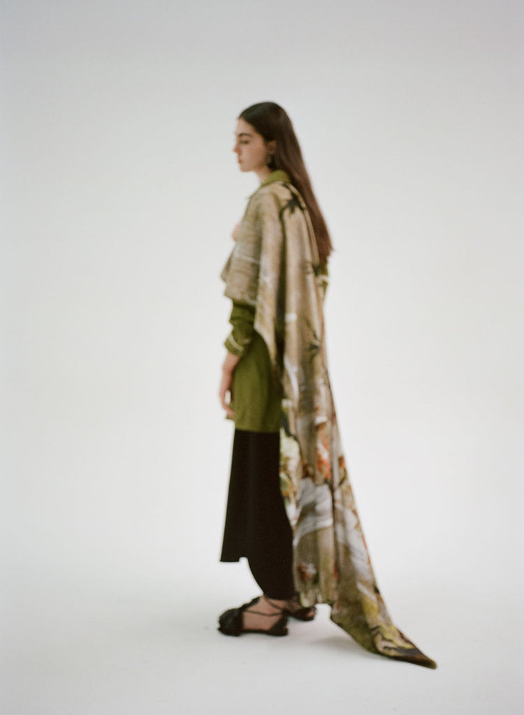 MIST X CAIRA|Pavillon Square Silk Scarf