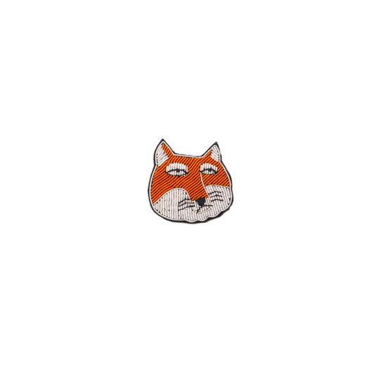 MIST X CHARU | Tibetan fox-Handmade embroidered brooch