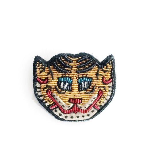 MIST X CHARU | Tiger-Handmade embroidered brooch