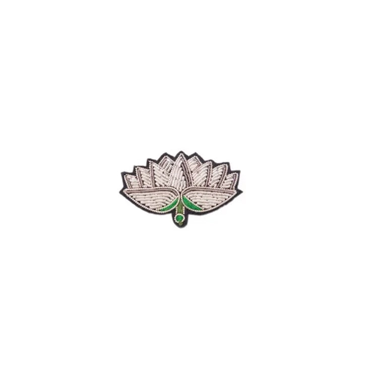 MIST X CHARU | Snow Lotus-Handmade embroidered brooch