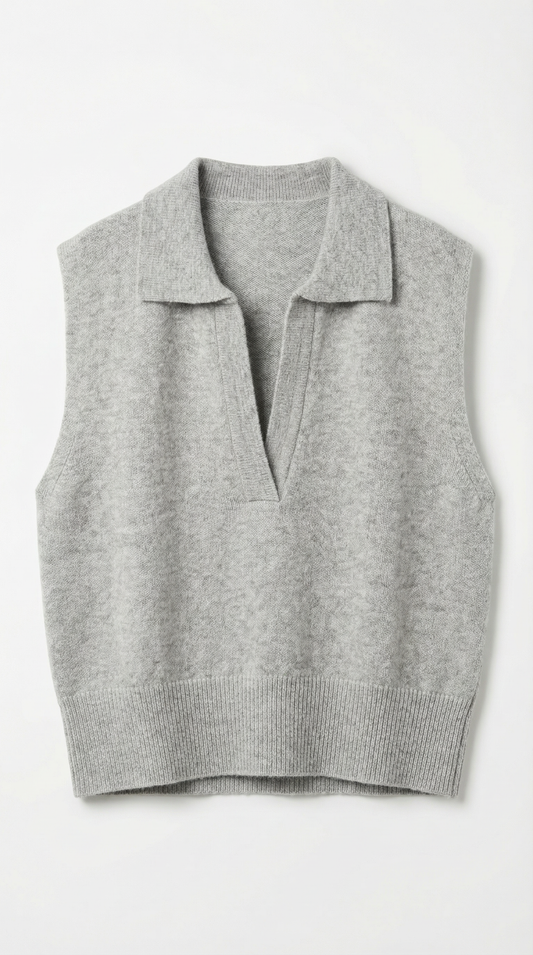 Sleeveless Knit Vest 3