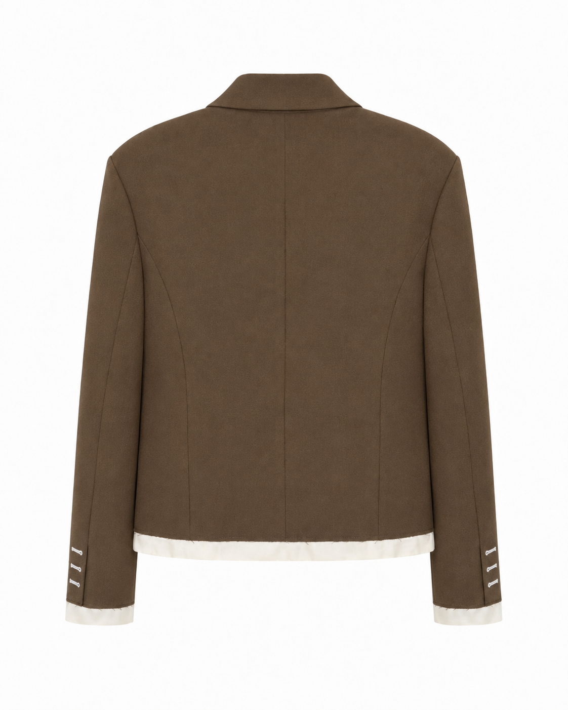 MIST | AW26 Contrast-Stitch Double-Breasted Blazer-3