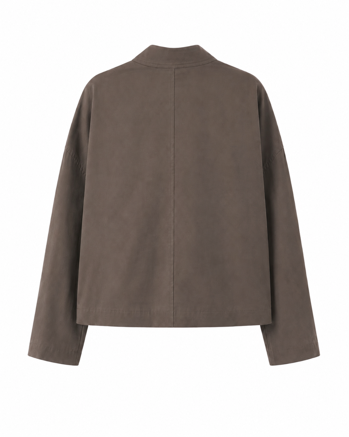 MIST | AW26 Asymmetric-Button High-Neck Jacket-3
