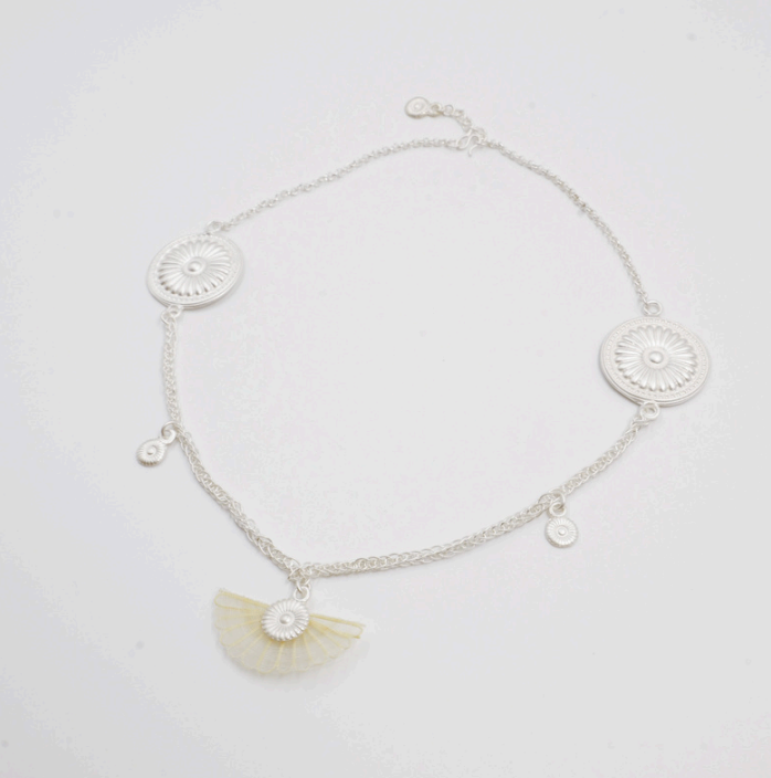 CUNZU AW26 | COLLIER LUNE EN CRIN D’ÉQUUS ET ARGENT