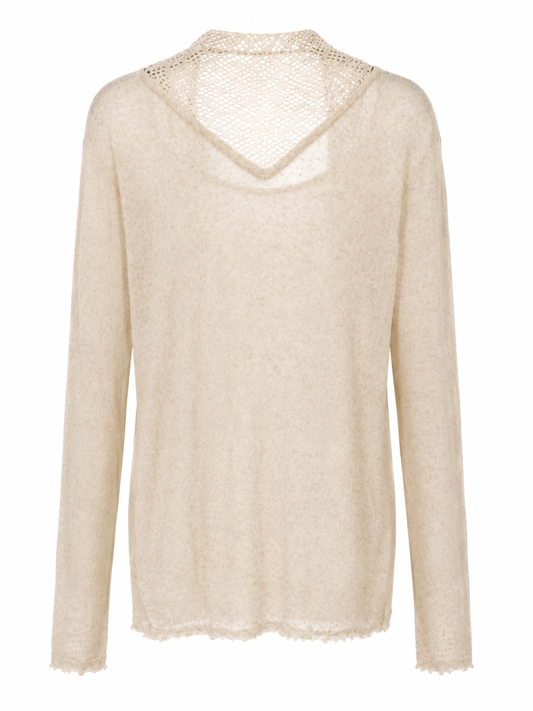 MIST | AW26 Sheer Textured Knit Cardigan-2