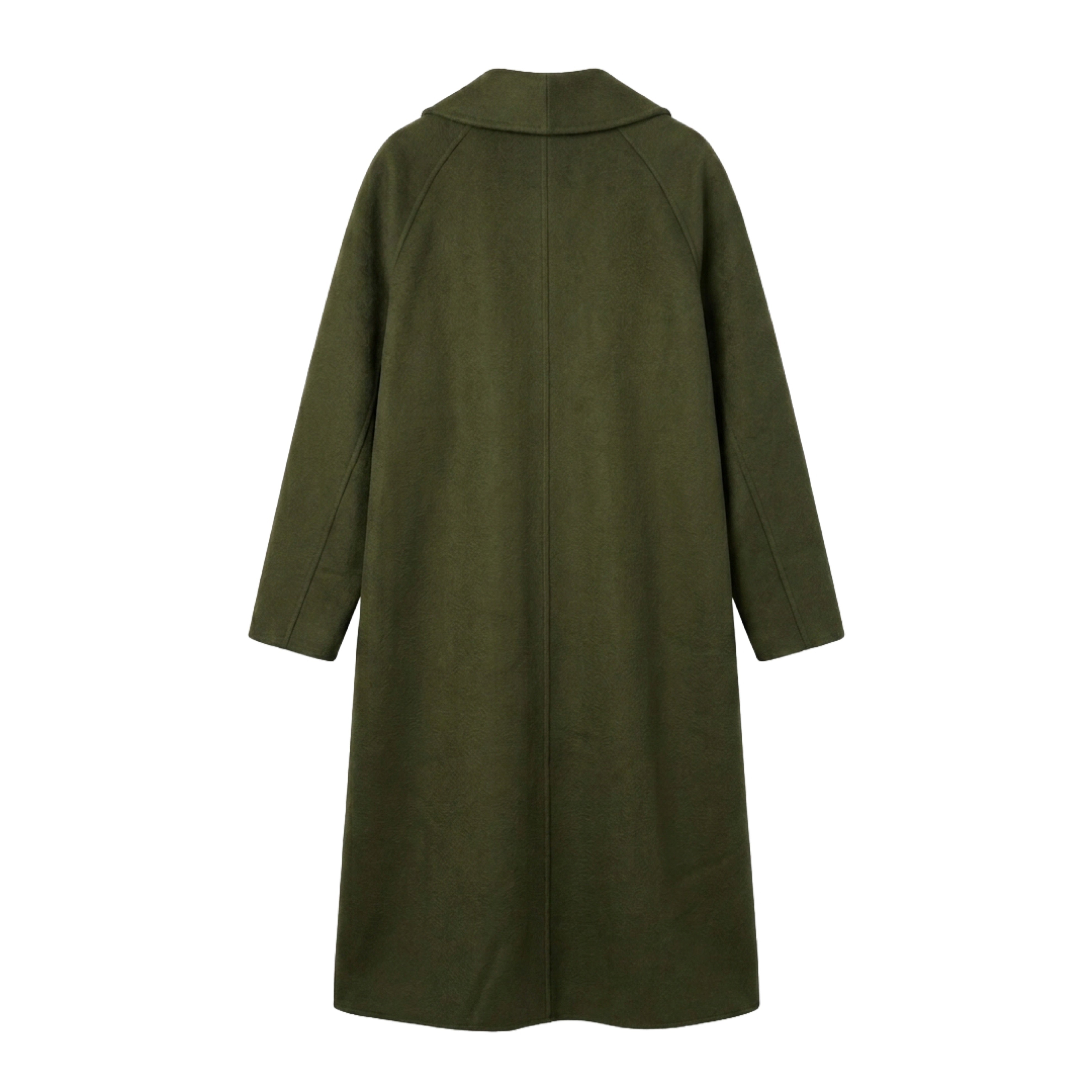 CAIRA | Green Felt Coat