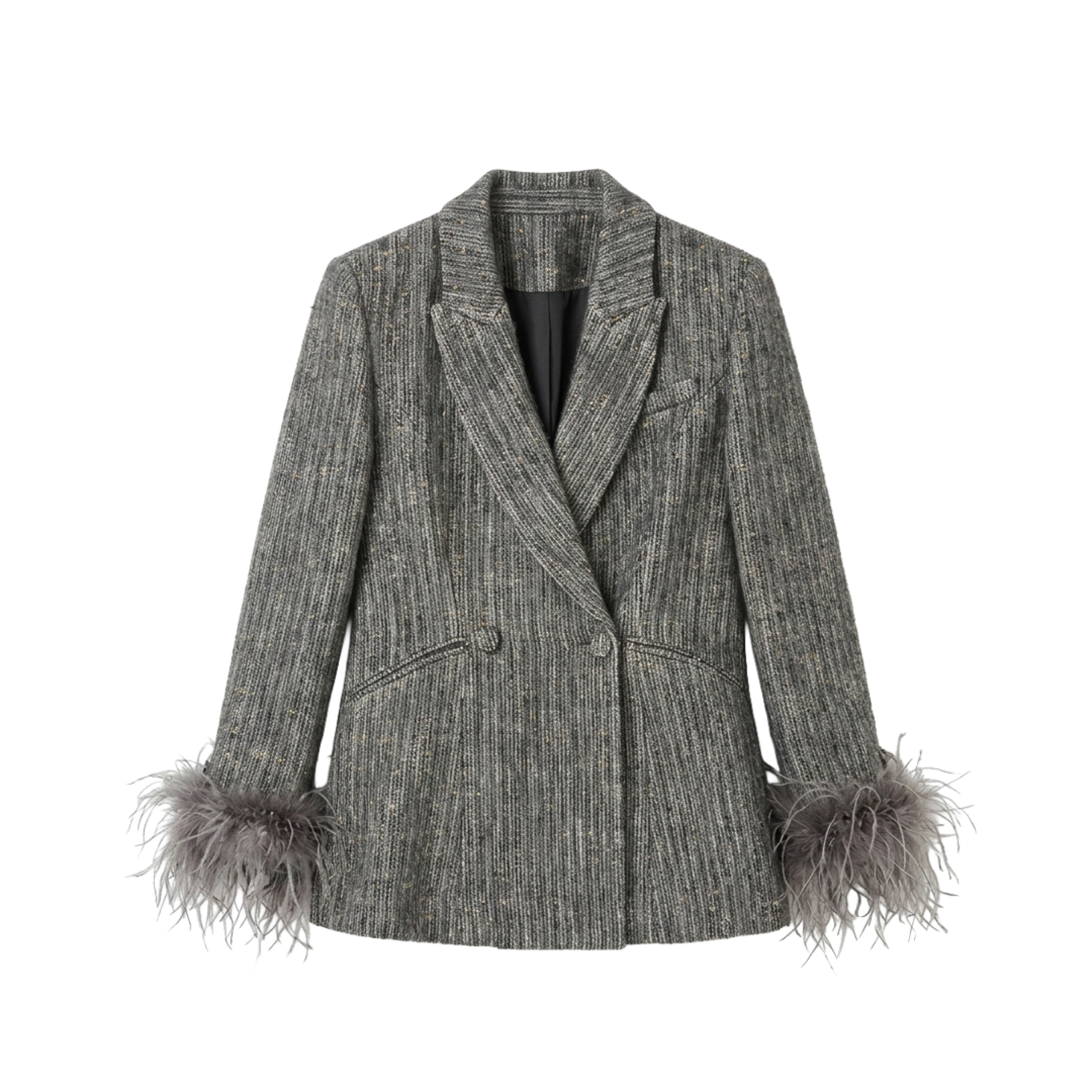 MIST | Jacket with Detachable Fur Trim