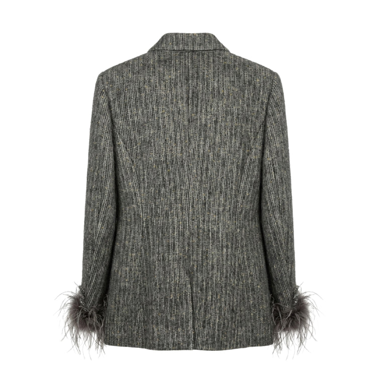 MIST | Jacket with Detachable Fur Trim