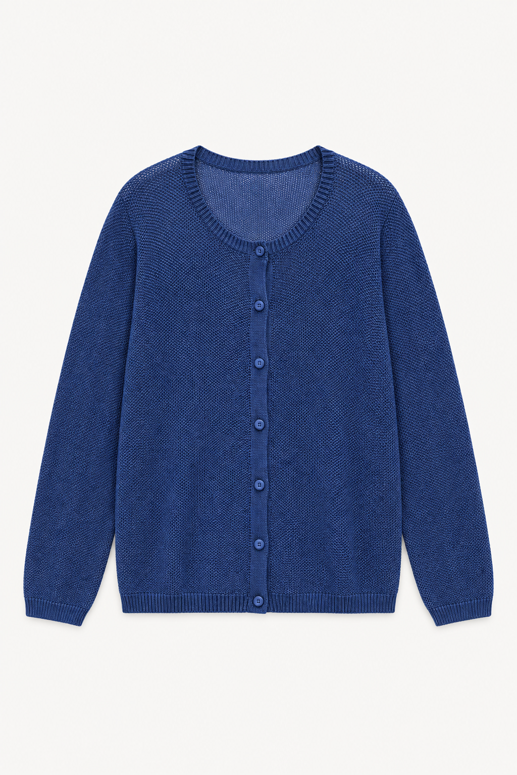 MIST | AW26 Textured Round-Neck Cardigan-1