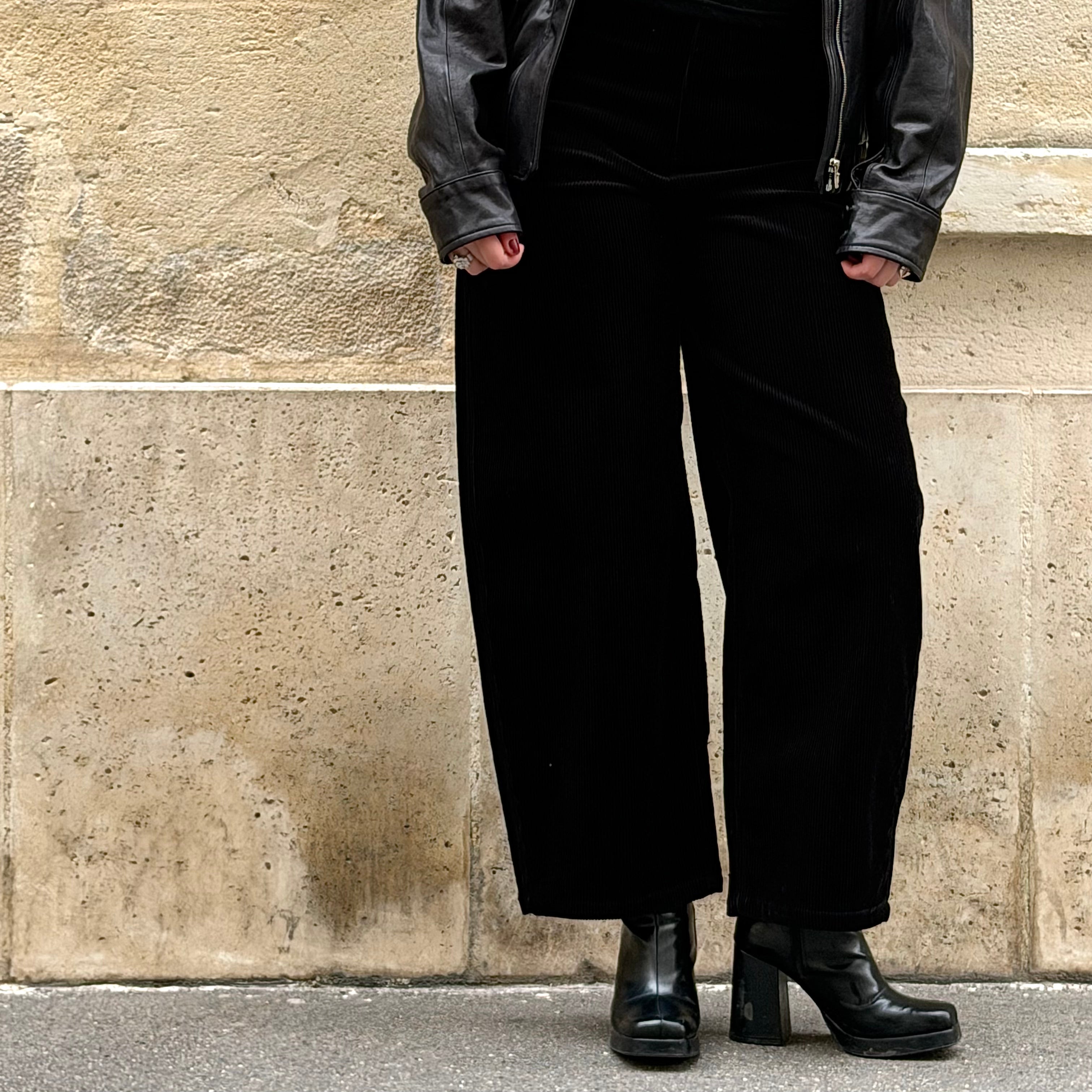 MIST | Black Corduroy Pants