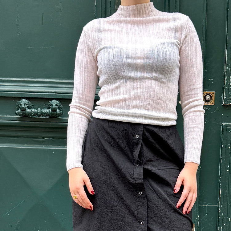 MIST | Thin High Neck Sweater