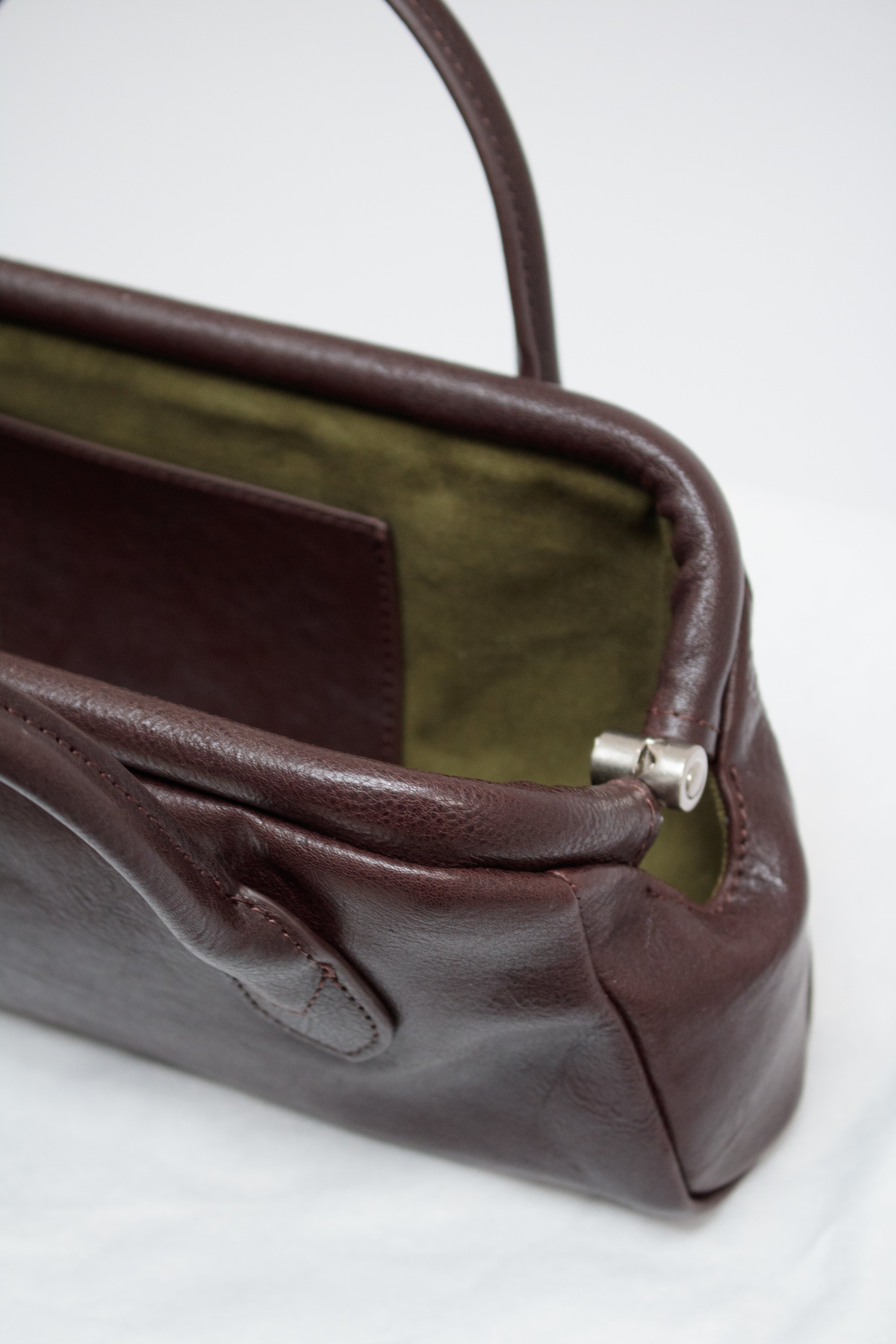 MIST | SS26 Genuine Leather Handle Bag-3