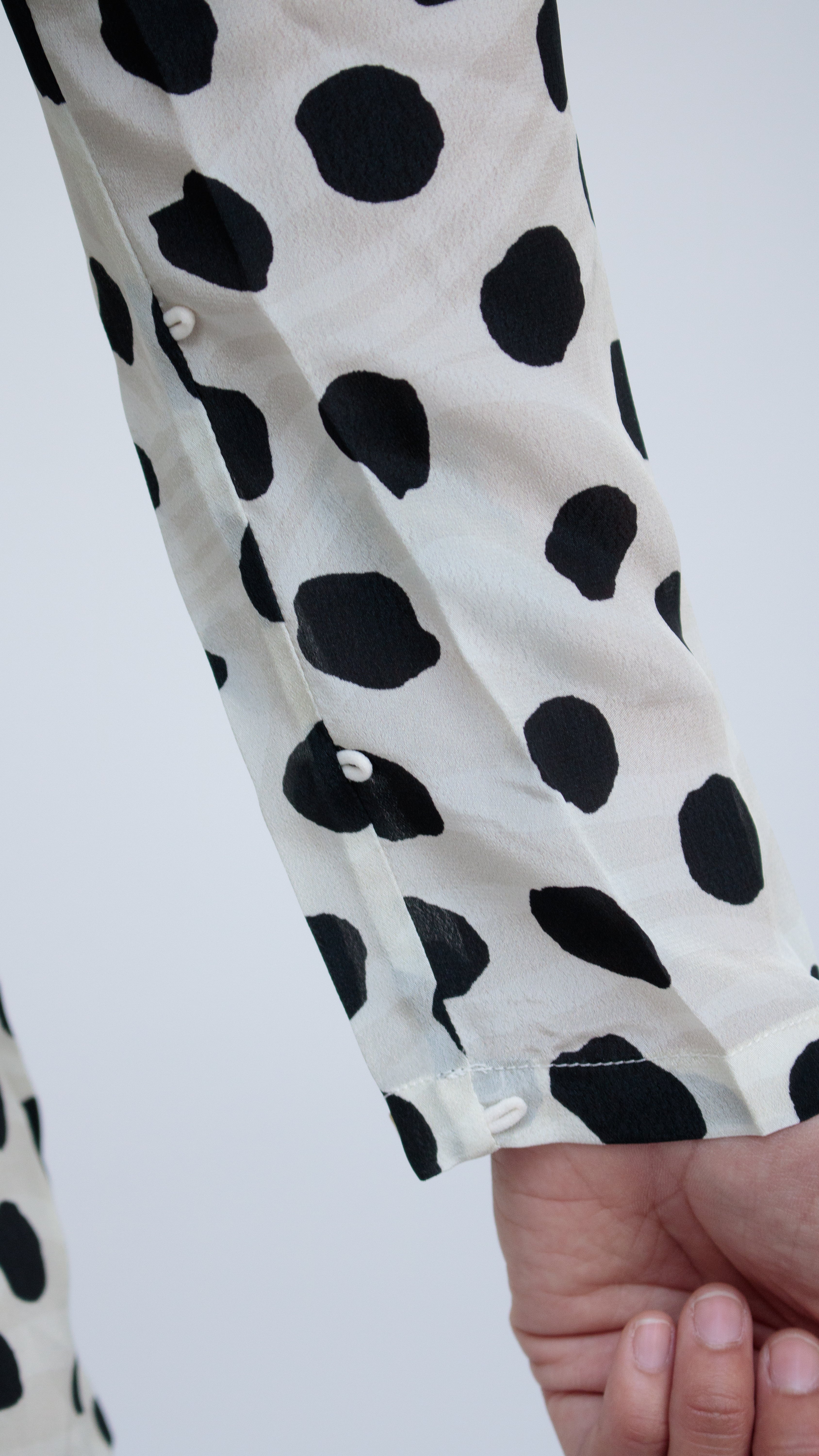 26 Years old | Polka Dot Draped Dress