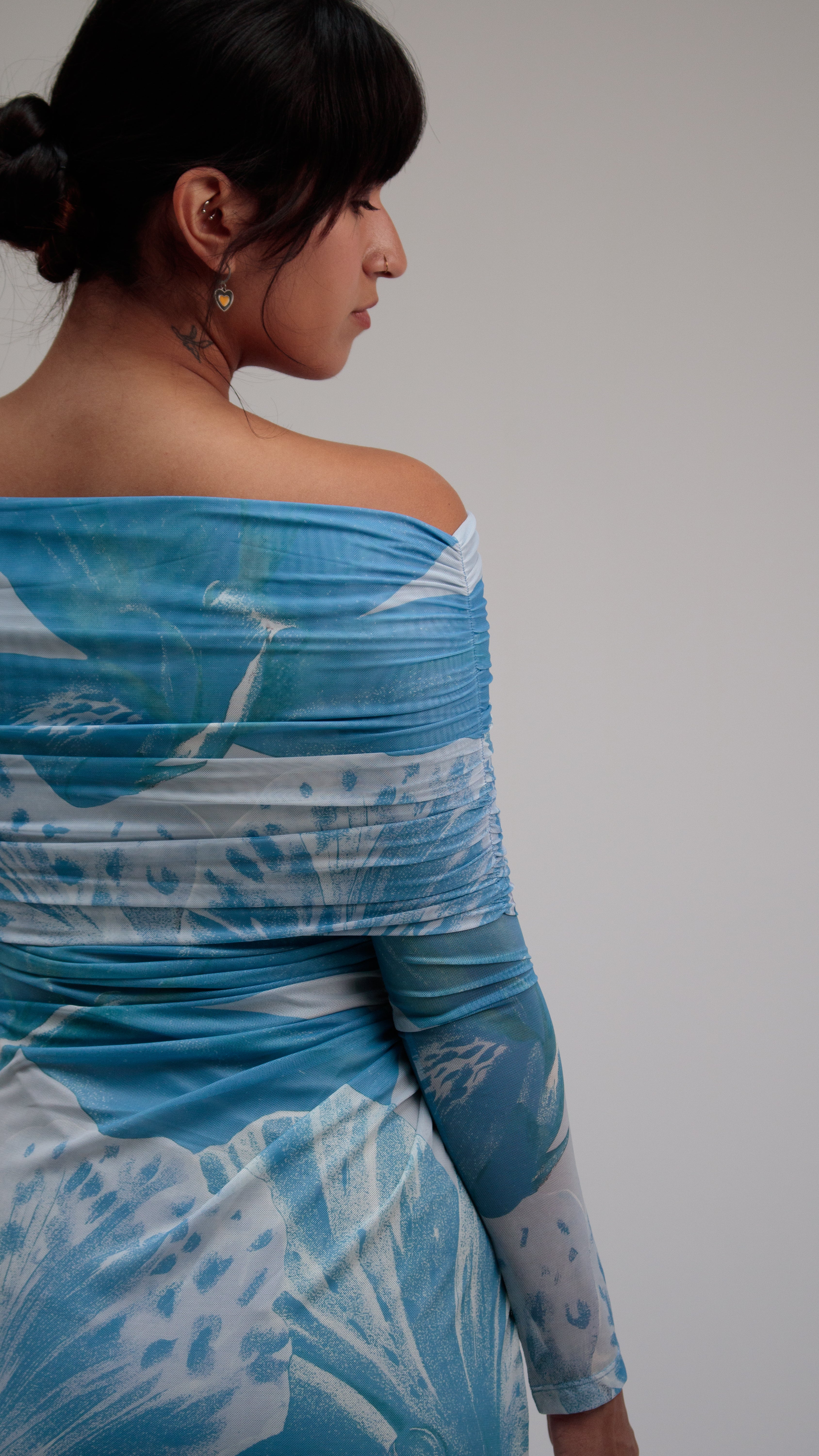 26 Years old ｜Blue flower Dress