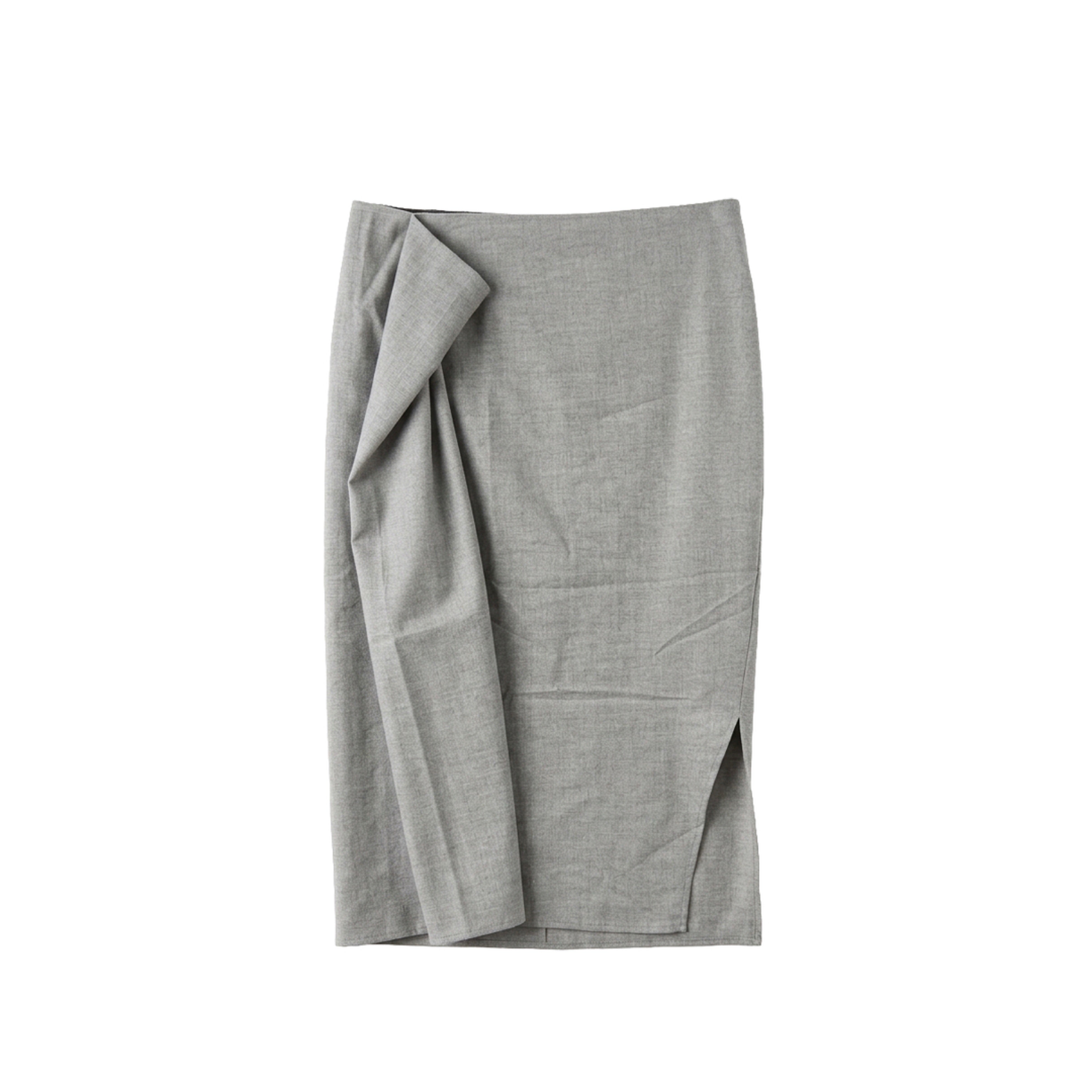 MIST | SS26 Gray Mid-Skirt