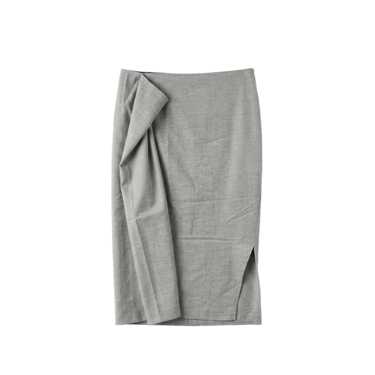 MIST | SS26 Gray Mid-Skirt
