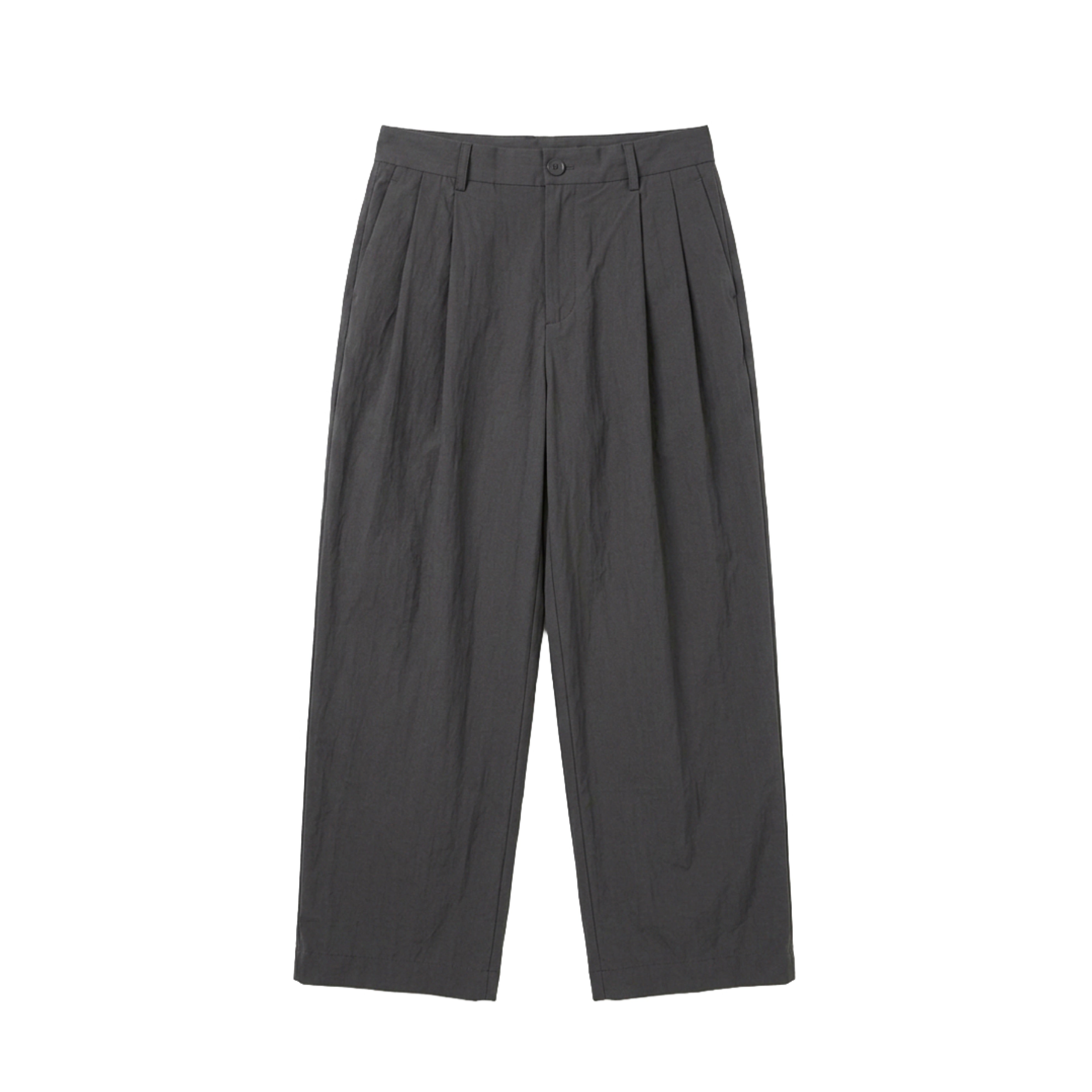 MIST | SS26 Gray Wide Pants-1