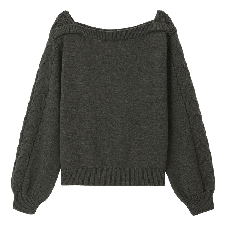 MIST X CAIRA｜Off-Shoulder Sweater