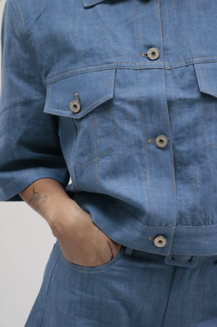 MIST | SS26 Denim Co-ord Top