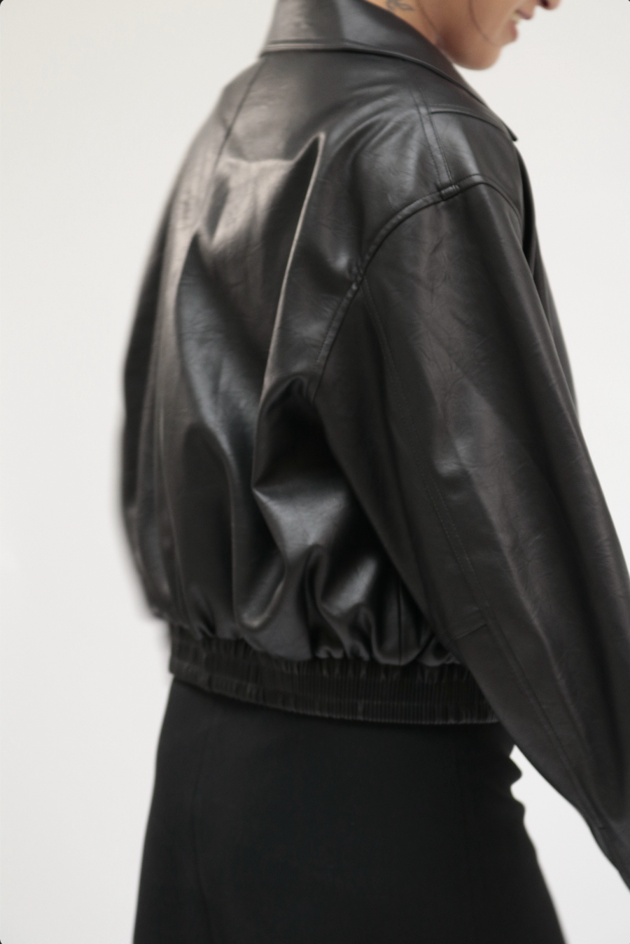 MIST | SS26 Classic Bomber Leather Jacket